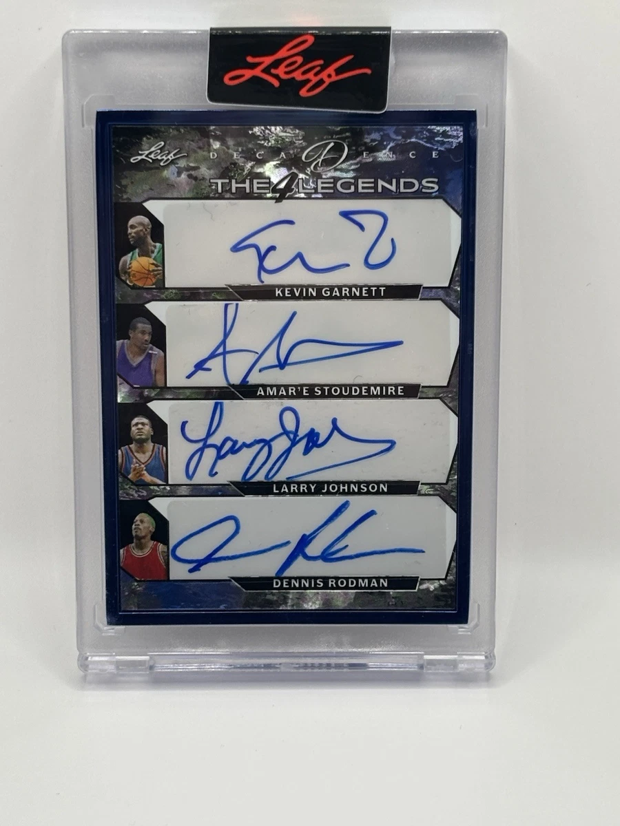 Leaf Dennis Rodman Basketball Autographed Sports Trading Cards