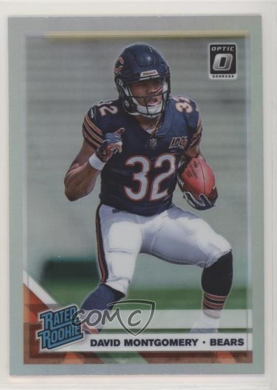 2019 Panini Donruss Optic Rated Rookie Holo Prizm David Montgomery #161 1h1