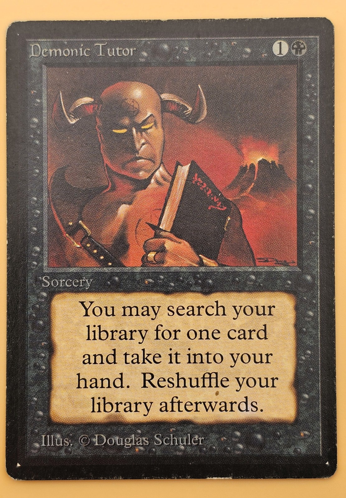 Demonic Tutor (105) Limited Edition Beta LEB MTG Magic LP 10006