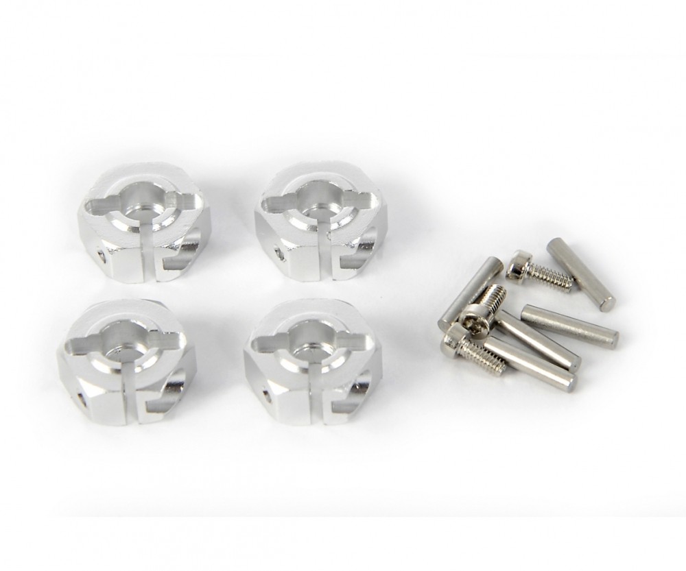Carson 500530003 - Tt-01 Aluminum Wheel Hubs 12 Mm (4) - New