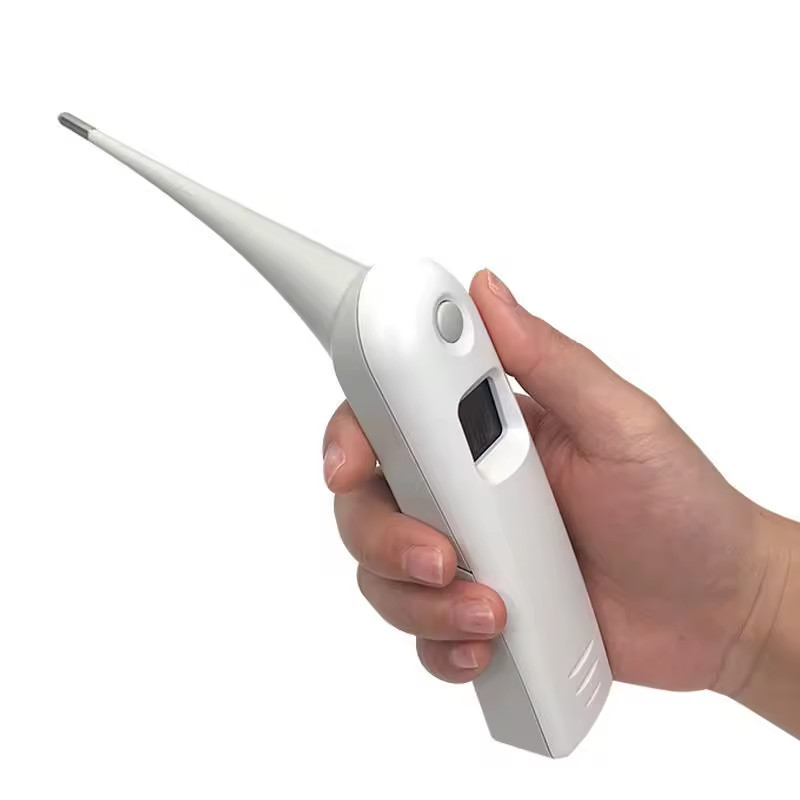 Thermomètre animal rectal digital LCD pour chiens chats et bétail embout souple