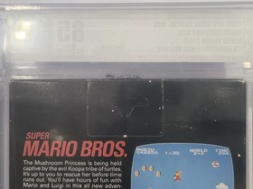 POP 1 Super Mario Bros. Gloss Sticker VGA 85 1st Print Nintendo NES Not PSA WATA