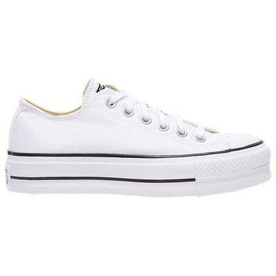 Converse All Star Platform Low Top White Black 560251F Women Size 6-10 New