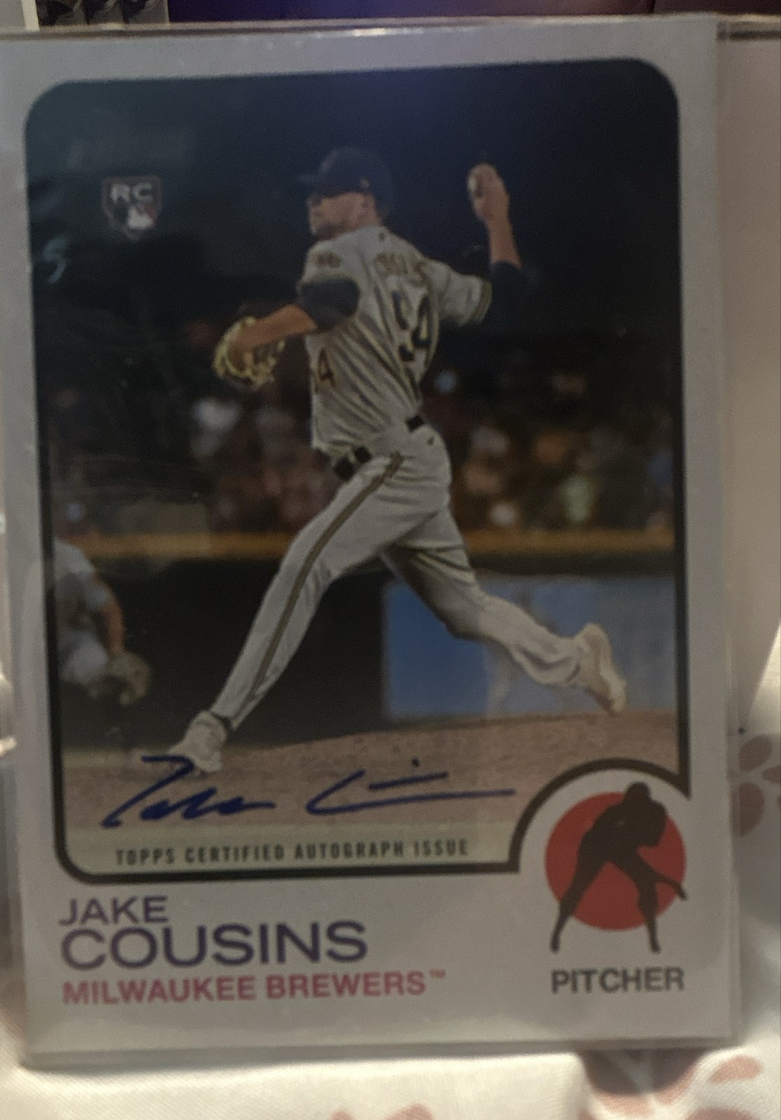 2022 Topps Heritage - Real One Autographs Jake Cousins #ROA-JC (AU, RC)
