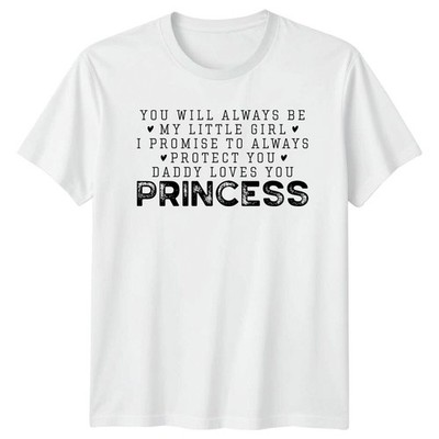 You Will Always Be My Little Girl Herren T-Shirt Papa Prinzessin