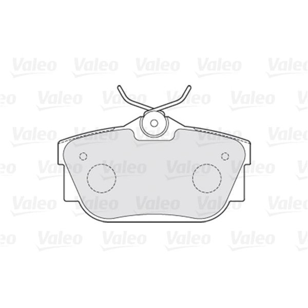 Valeo First BremsbelÄGe Satz Hinterachse Passend FÜR VW Transporter | 301482-image