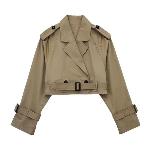 Jacke Mäntel Frauen Lange Ärmel Polyester Schwarz Dunkelbraun Hellgrau - Bild 11 von 20