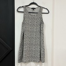 Forever 21 Sleeveless Floral Daisy Print Mini Dress Size Small Summer Cottage