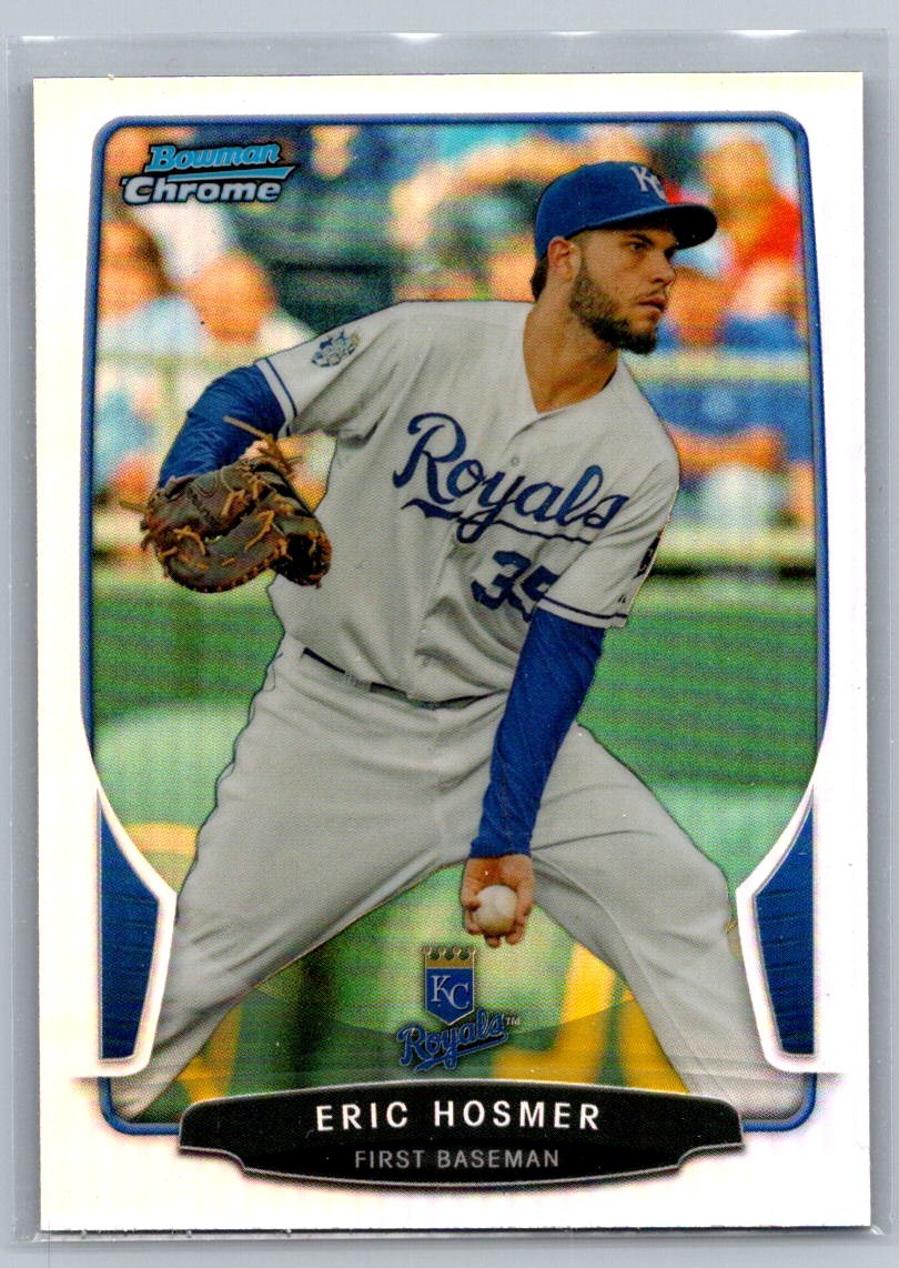 2013 Bowman Chrome Refractor Eric Hosmer 77