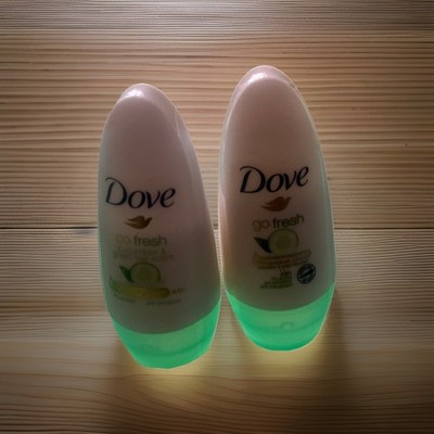 Dove Go Fresh Cucumber Green Tea Scent Antiperspirant Roll-On, (2)PK