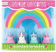 Ooly Unicorn Scented Erasers - Set of 5