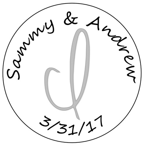 108 Personalized Monogram Wedding - Shower Hershey Kisses Labels - Party Favors - 第 12/29 張圖片