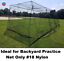 thumbnail 1  - Backyard Baseball Batting Cage #18 Nylon Net Netting All Sizes