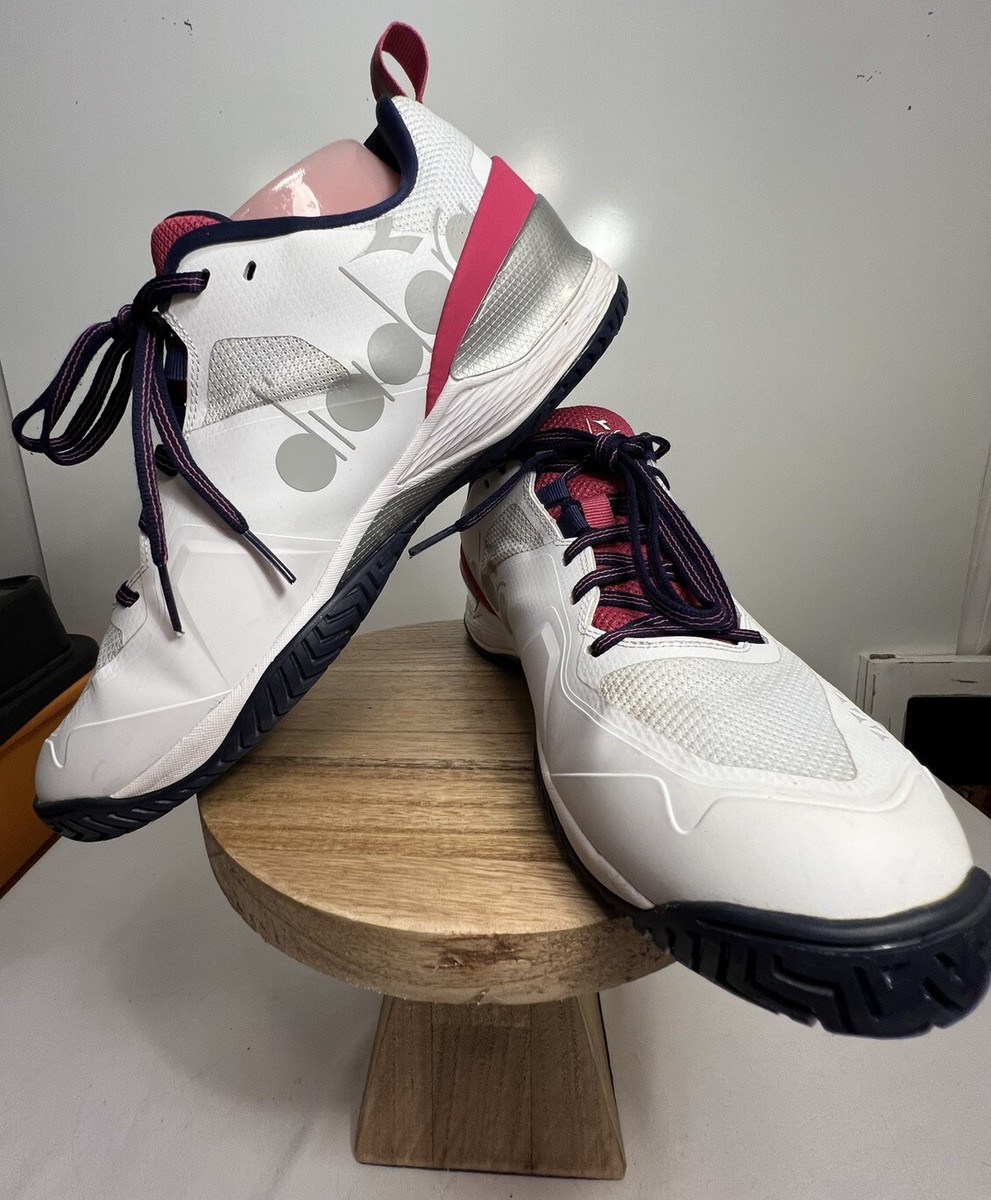 Diadora Blushield Torneo 2 Clay Tennis Womens Sneakers Athletic