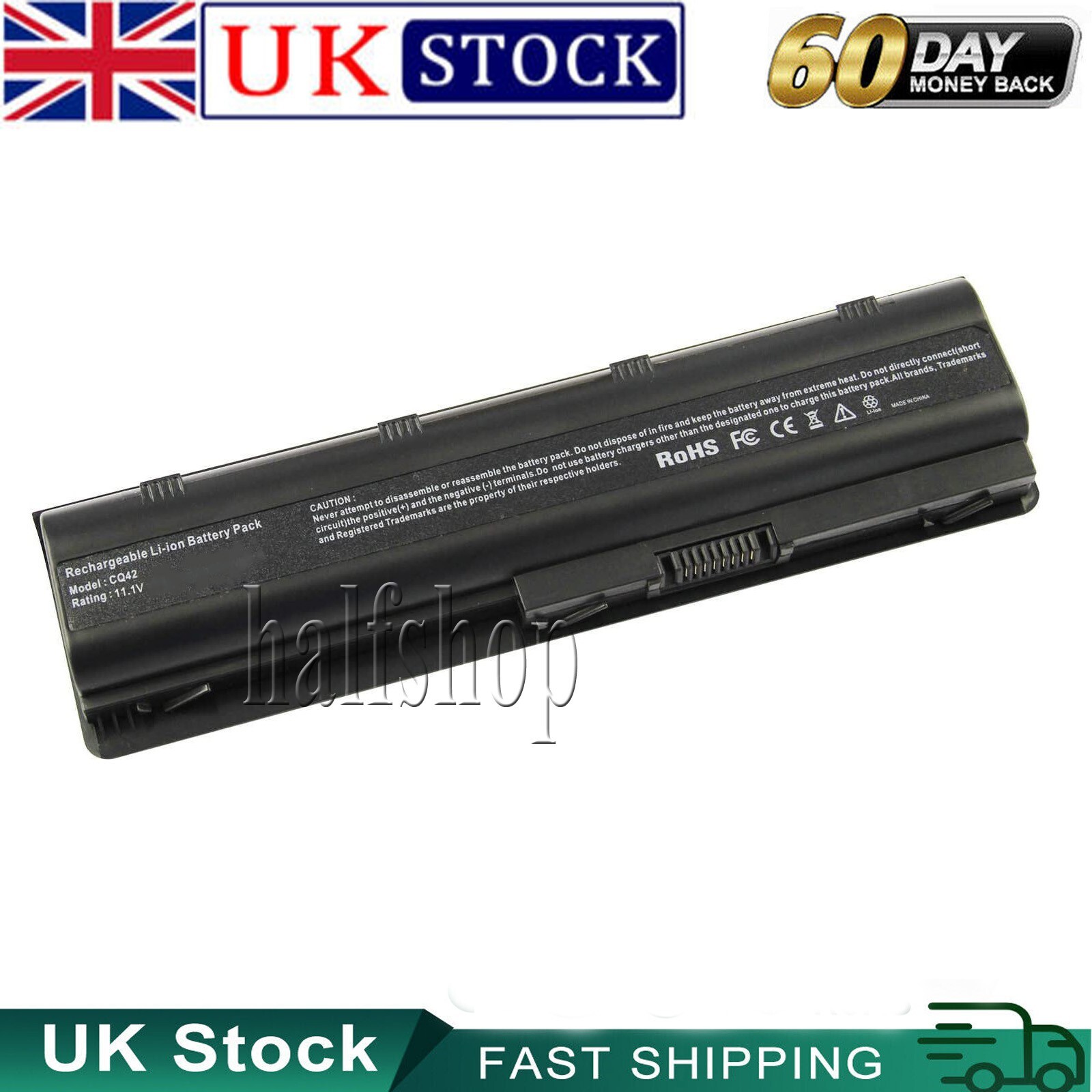 CQ42 Battery for HP Pavilion G4, G6, G7 Compaq Presario CQ56 CQ57 dv7 MU06 dm4