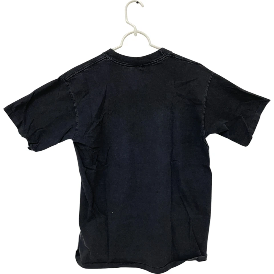 NFL X Nutmeg Mills T-Shirt Mens Size L Black Cotton Los Angeles Raiders Vintage - Image 2 of 4