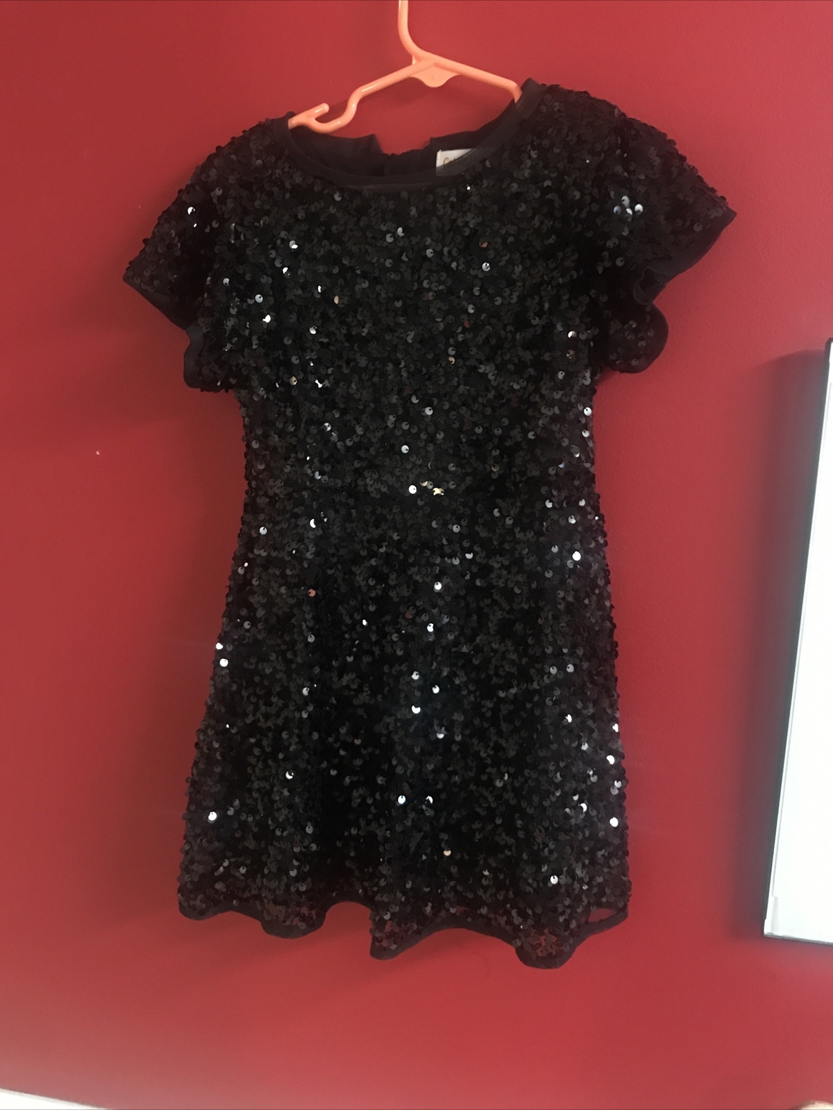 cat and jack black sequin dress