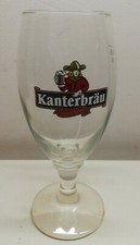 Verre à bière Kanterbrau Vintage Décoration Collection XXème Siècle 