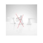 Signature Hardware 446133 Pinecrest Lever Handles for Widespread Faucet - Chrome