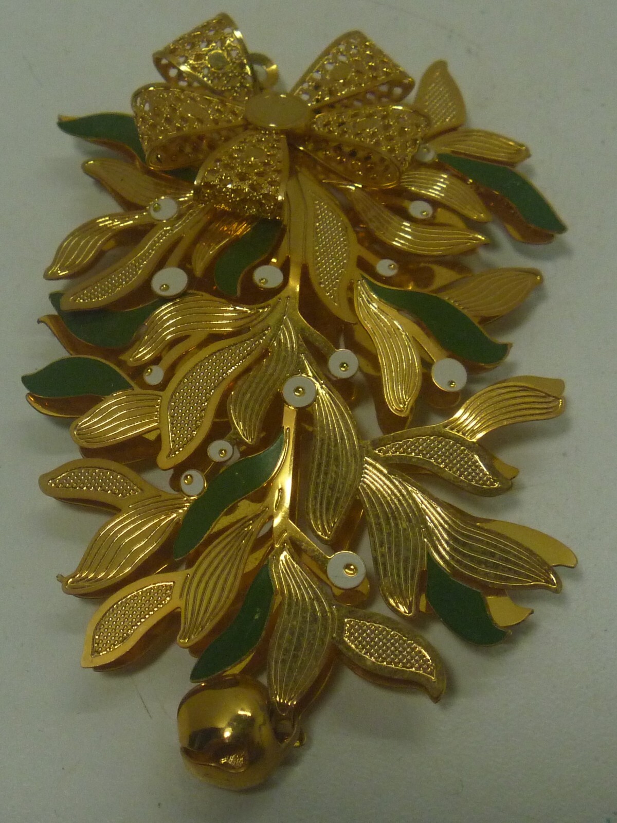 Lot Of 4 Baldwin Brass Christmas Ornaments 24KT Gold Brass Cherub Bells Wreath eBay