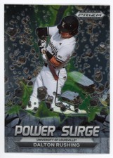 Dalton Rushing 2022 Panini Prizm Draft Picks Baseball Power Surge Insert #PS-DR