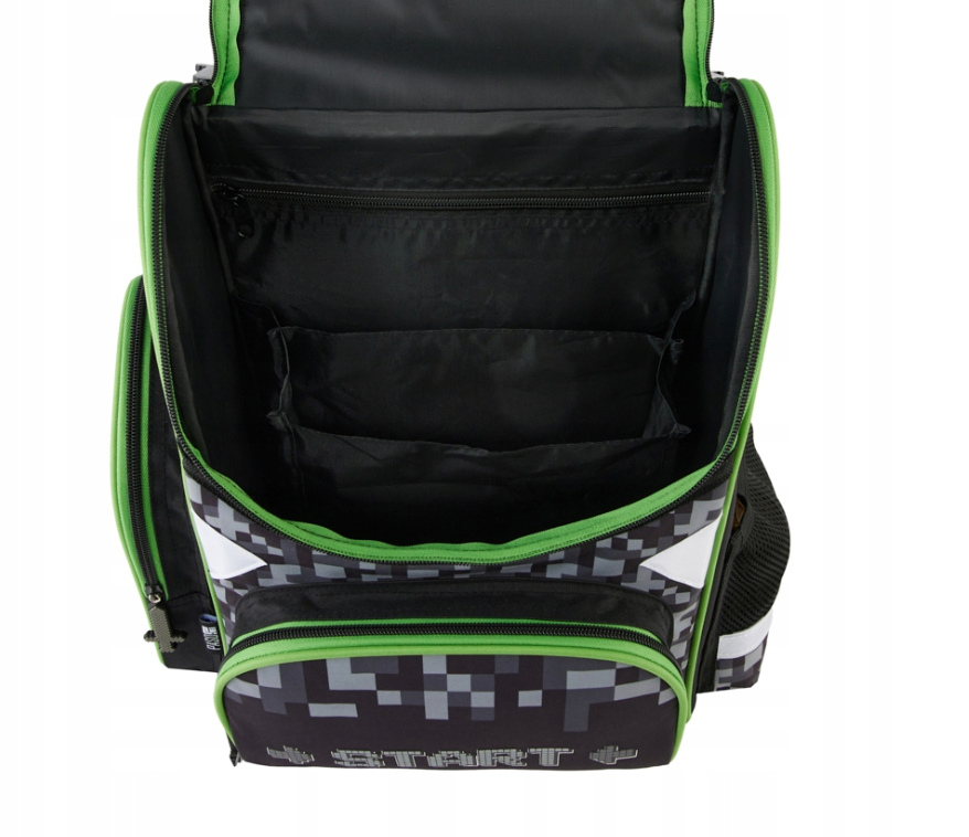 Produktbild von GAME PLAY Minecraft Schulranzen-Set – Tornister, Federtasche, Trinkflasche & Mehr