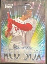 2020 Topps Stadium Club Chrome Rafael Devers Beam Team #BT-22 Red Sox
