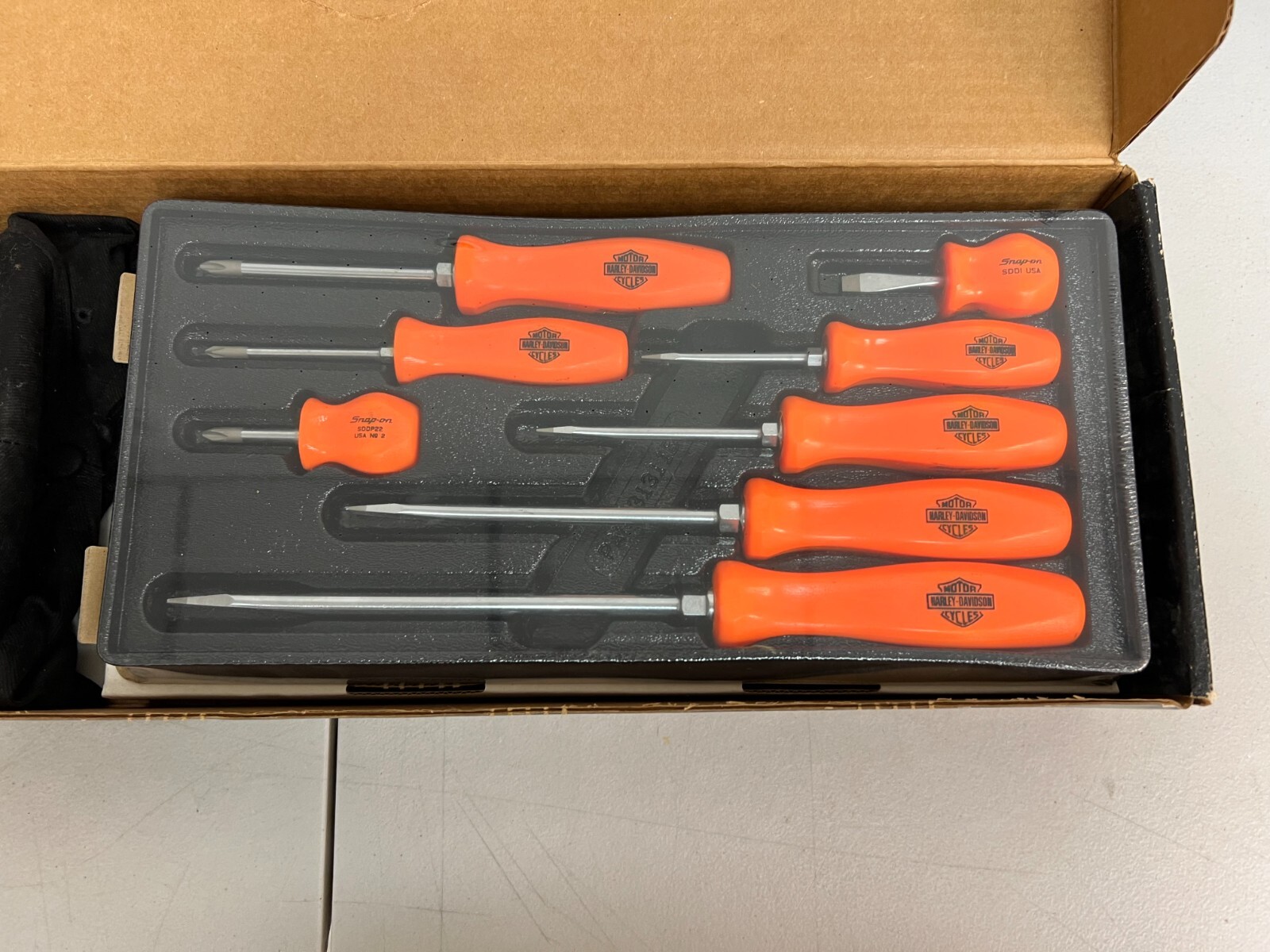 Snapon+Harley+Davidson+Ltd+Ed.+95th+Anniversary+8+Pc.+Screwdriver+Set