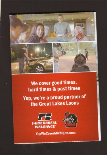 Great Lakes Loons 2020 Schedule Farm Bureau Insurance Dodgers 