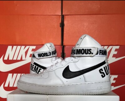 Nike Air Force 1 High Supreme SP Mens Size 11 Gently Worn Nike Air Force 1 High Supreme SP Mens Size 11 Gently Worn