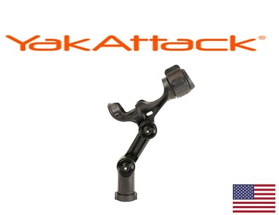 YakAttack Omega Pro Kayak Fishing Rod Holder LocknLoad Track