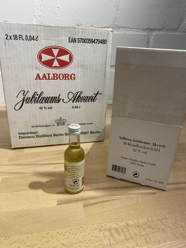 Aalborg Jubiläums Akvavit 54 Fläschchen a 0,04 L - Bild 2 von 6
