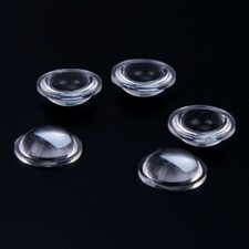 5PCS Acrylic Aspheric Focal Length 15mm Plastic LED Optical Plano Convex Lens