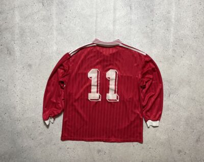 Vintage 90s Retro Adidas #11 Football Longsleeve Jersey | eBay