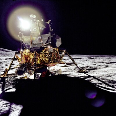 ''Antares'' on the Fra Mauro Highlands Moonwalk EVAs Apollo 14 24X24 PHOTOGRAPH