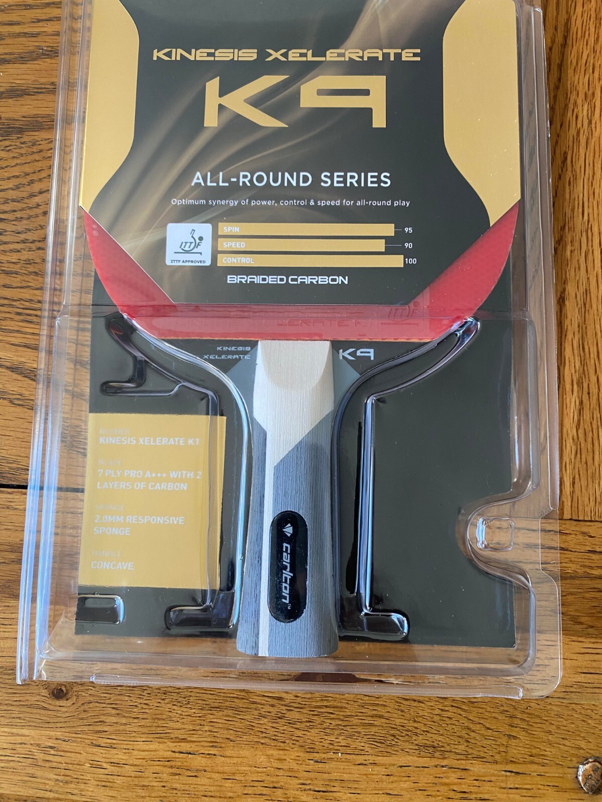 TABLE TENNIS BATS CARLTON K7, K8, K9 BRAND NEW eBay