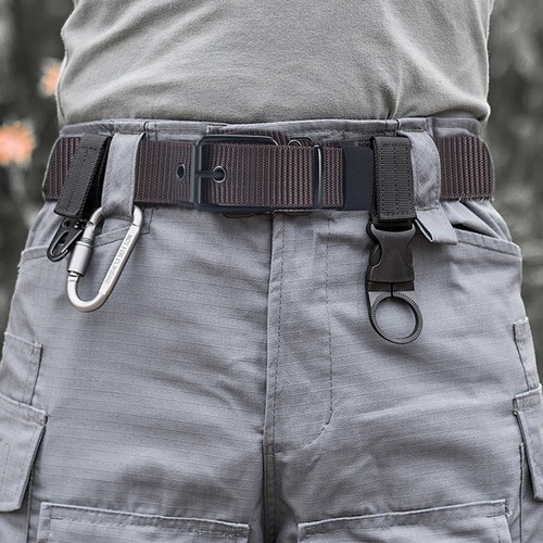 Adjustable Nylon Belt Multi-Hole Versatile Nylon Webbing Belt Waist Strap - Picture 11 of 17