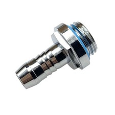 Chrome Plated Water Cooling Barb Fitting for Efficient Connections 6PC Set