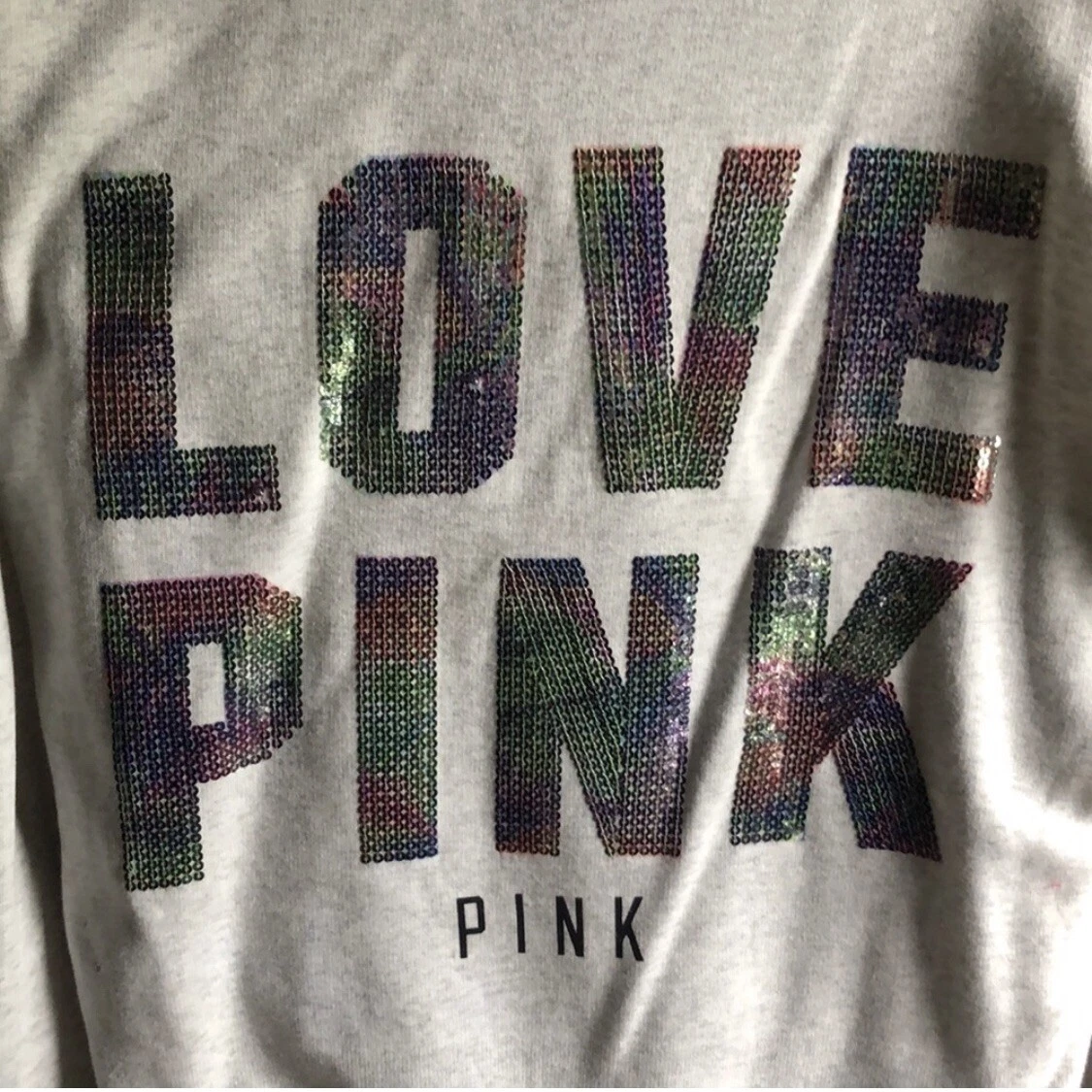 UNDERCOVER Felpa con cappuccio full zip ROSA Victoria’s Secret grigio chiaro