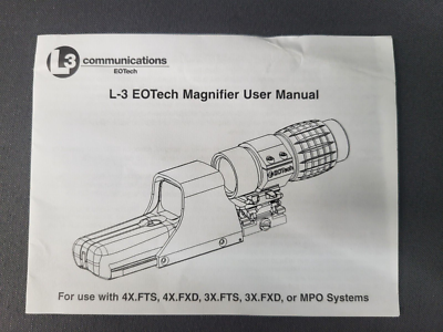 L3 EOTech Gen 1 Pineapple 3X FTS Magnifier w/ QD ARMS Samson Flip