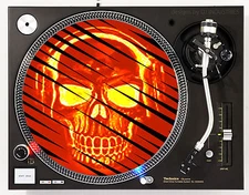 AFFILIATED DJ SKULL - DJ SLIPMAT 1200's or any turntable, LP record player