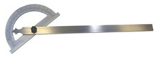 Gradmesser, aus Stahl, mattverchromt, L&auml;nge 120 mm