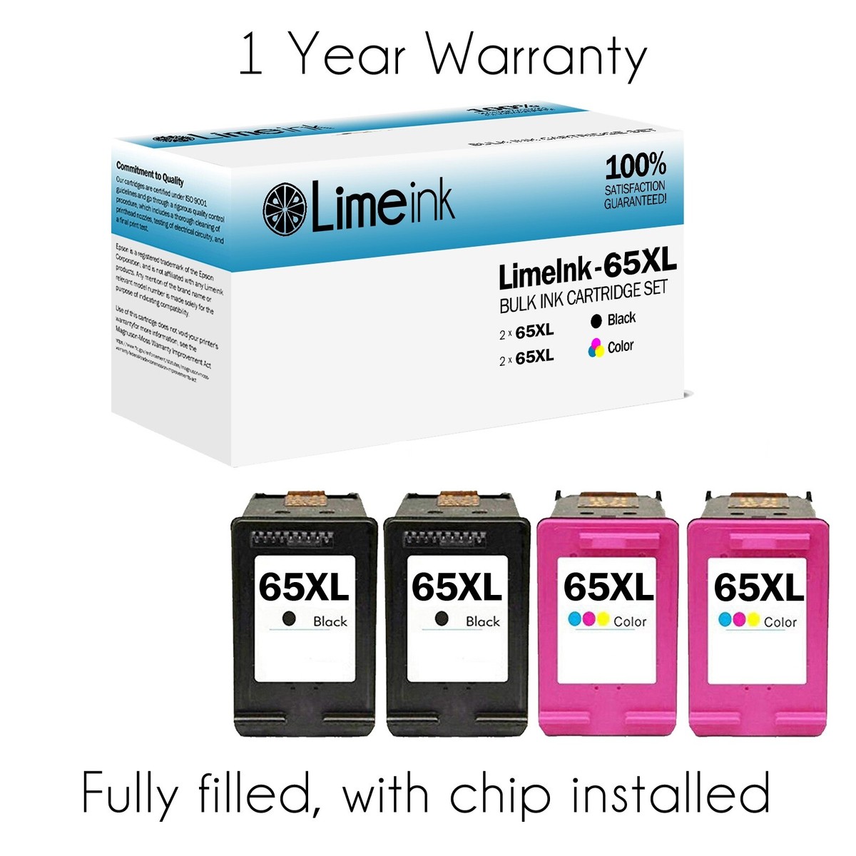 Cartucce Hp 304 Nero E Colore 65 Ink Cartridge For HP Printer Ink 65 XL 65XL For Use With Envy 5000 5010 5014 5055 5052 5058 5070 Deskjet 2622 2624 2652 2655 3752 3755 Black Tri Color 2 Pack Hp 963 XL - Foto 10