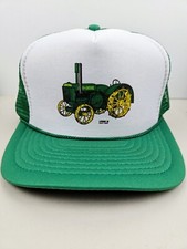 Vintage John Deere 1936 A Tractor Farm Trucker Hat Snapback Dad Cap