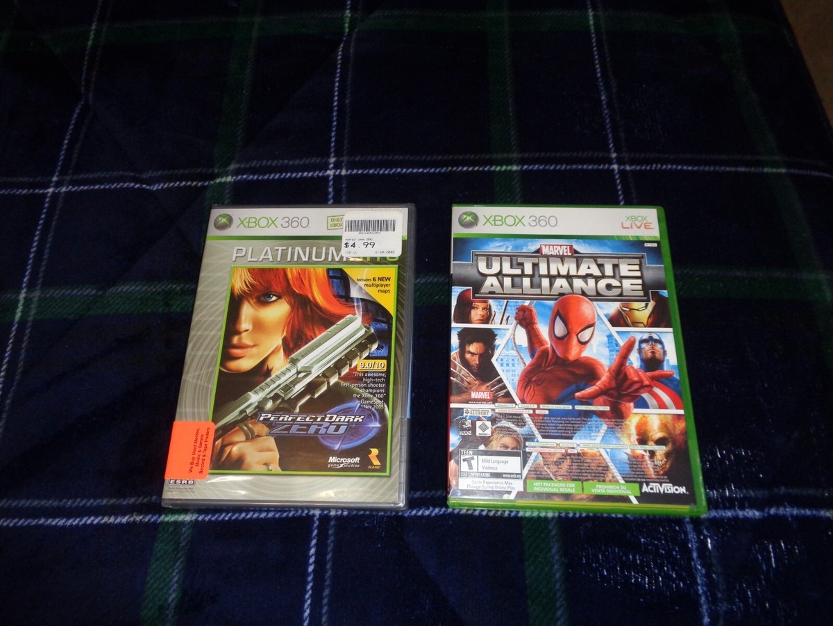 Perfect Dark Zero(New) And Marvel Ultimate Alliance/Forza
