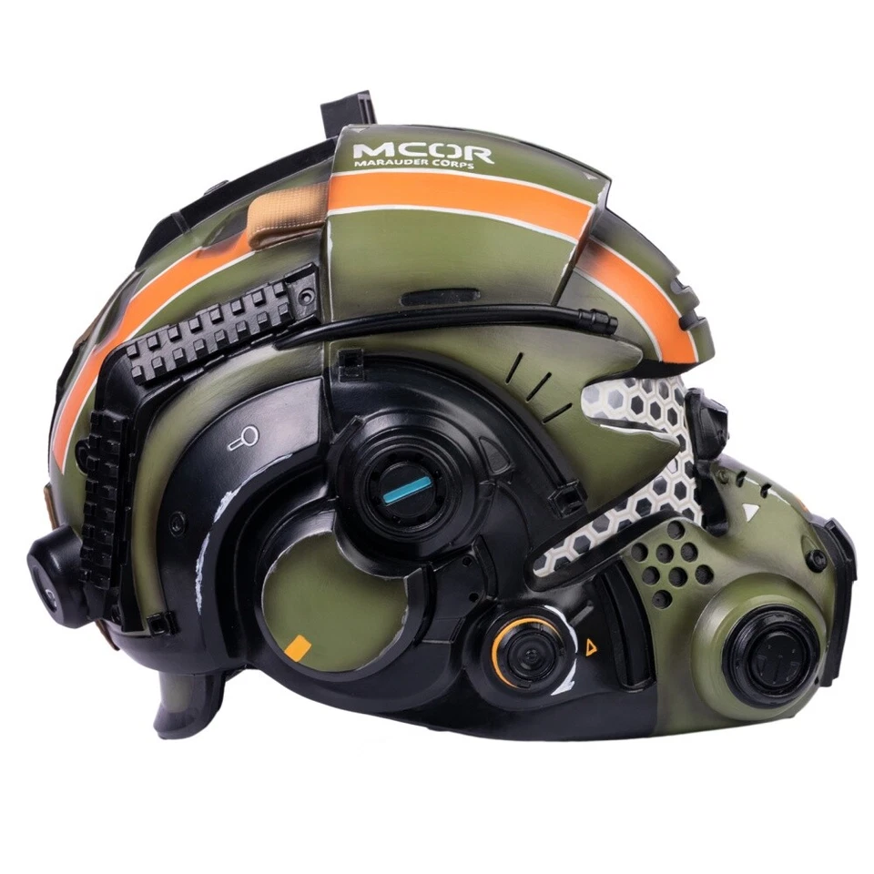 Game Titanfall Jack Cooper Helmet Cosplay Mask Prop LED Lights Updated Version - Image 3 of 4