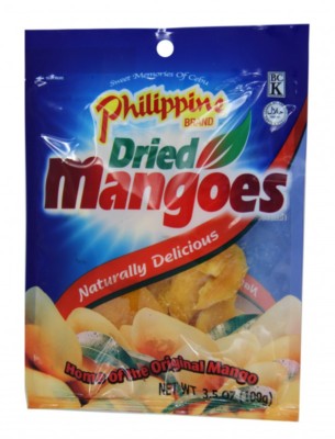 [ 100g ] Philippine BRAND getrocknete Mangos  Mango-Streifen