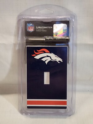 Denver Broncos NFL Keyscaper Single Light Switch Plate Cover