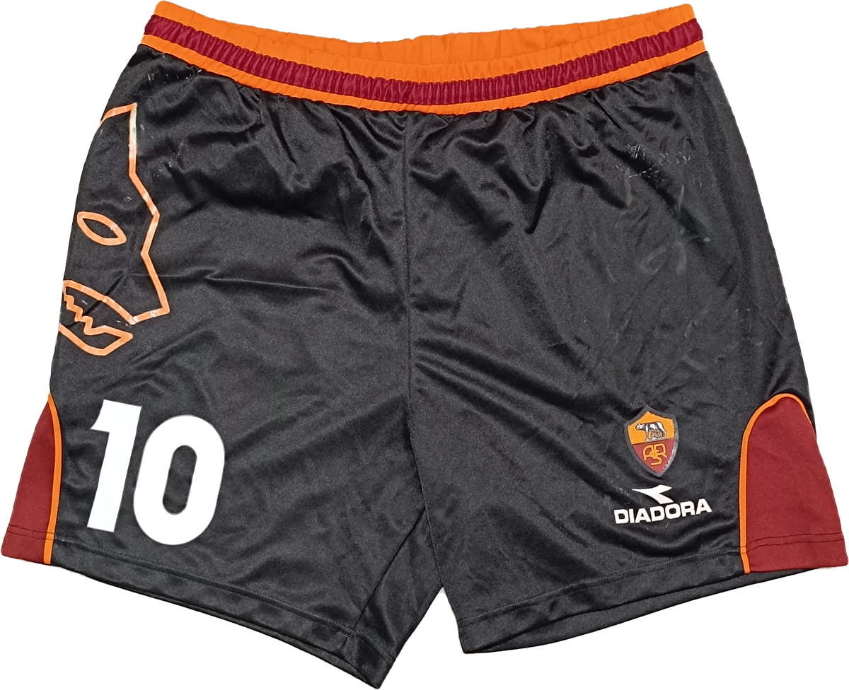 Diadora Pantaloncini Originali Calcio AS Roma Totti 1999 2000