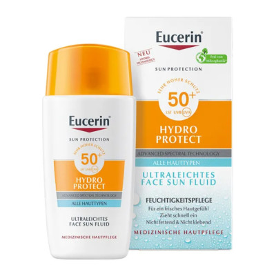 Eucerin Hydro Protect Face Sun Fluid LSF 50+, 50 ml, PZN 18201503